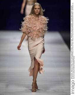 March 8, 2016 - Melbourne, Victoria, Australia - A model wears Aurelio Costarella for the Premium Runway 3 show during the 2016 Melbourne Fashion Week. Melbourne Australia - ZUMAk106