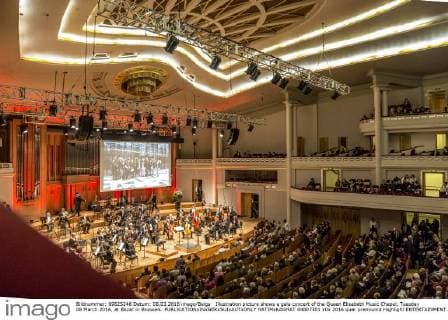 Illustration picture shows a gala concert of the Queen Elisabeth Music Chapel, Tuesday 08 March 2016, at Bozar in Brussels.  HATIMxKAGHAT 04807301