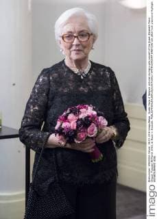 Queen Paola of Belgium pictured during a gala concert of the Queen Elisabeth Music Chapel, Tuesday 08 March 2016, at Bozar in Brussels.  HATIMxKAGHAT 04807290