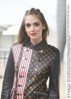 Paris Fashion Week - Gäste der Louis Vuitton Modenschau Chiara Ferragni - Pret a Porter - 09 03 2016 GwendolineLeGoff Panoramic 
