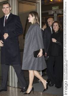 Spanish Royals King Felipe VI of Spain and Queen Letizia of Spain attend a concert in memory of 11M victims in Madrid, Spain. March 10, 2016.  (20160310003)