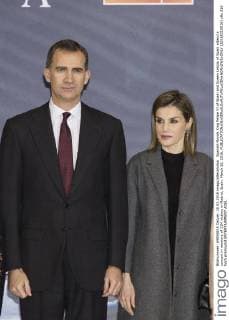 Spanish Royals King Felipe VI of Spain and Queen Letizia of Spain attend a concert in memory of 11M victims in Madrid, Spain. March 10, 2016.  (20160310016)