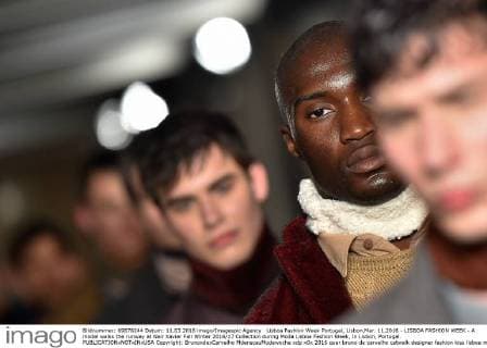Lisboa Fashion Week Portugal, Lisbon,Mar. 11,2016 - LISBOA FASHION WEEK - A model walks the runway at Nair Xavier Fall Winter 2016 17 Collection during Moda Lisboa Fashion Week, in Lisbon, Portugal.  Copyright: BrunoxdexCarvalho