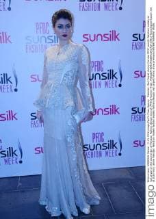 Pakistan: Red Carpet during 2nd day PFDC sunsilk Pakistani models on red carpet on the second day of Pakistan Fashion Design Council (PFDC) Fashion Week.  RanaxSajidxHussain