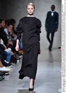 Moda Lisboa Fashion Week Portugal, Lisbon,Mar. 12,2016 - LISBOA FASHION WEEK - A model walks the runway Miguel Vieira Fall Winter 2016 17 Collection during Moda Lisboa Fashion Week, in Lisbon, Portugal.  Copyright: BrunoxdexCarvalho