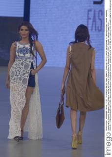 Pakistan: PFDC sunsilk fashion week in Lahore Pakistani model presents creations by famous designer Saira Shakira on the third day of Pakistan Fashion Design Council (PFDC) Sunsilk Fashion Week 2016.  RanaxSajidxHussain