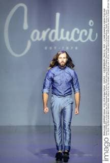 (160312) -- JOHANNESBURG, March 12, 2016 -- A model presents a creation from local brand CARDUCCI on the third day of Mercedes-Benz Fashion Week Joburg 2016 at Nelson Mandela Square in Johannesburg, South Africa on March 12, 2016. The Mercedes-Benz Fashion Week Joburg 2016, the largest and leading one in Africa, closed here Saturday. Creations by nearly 20 South African fashion designers have been presented in 14 shows of the past three days. ) SOUTH AFRICA-JOHANNESBURG-FASHION WEEK-CLOSING ZhaixJianlan 