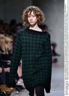 Moda Lisboa Fashion Week Portugal, Lisbon,Mar. 12,2016 - LISBOA FASHION WEEK - A model walks the runway Pedro Pedro Fall Winter 2016 17 Collection during Moda Lisboa Fashion Week, in Lisbon, Portugal.  Copyright: BrunoxdexCarvalho
