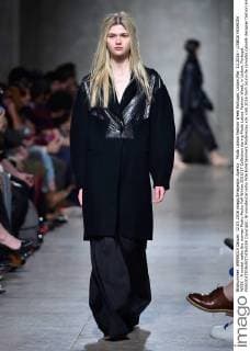 Moda Lisboa Fashion Week Portugal, Lisbon,Mar. 12,2016 - LISBOA FASHION WEEK - A model walks the runway Pedro Pedro Fall Winter 2016 17 Collection during Moda Lisboa Fashion Week, in Lisbon, Portugal.  Copyright: BrunoxdexCarvalho