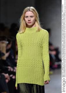 Moda Lisboa Fashion Week Portugal, Lisbon,Mar. 12,2016 - LISBOA FASHION WEEK - A model walks the runway Pedro Pedro Fall Winter 2016 17 Collection during Moda Lisboa Fashion Week, in Lisbon, Portugal.  Copyright: BrunoxdexCarvalho
