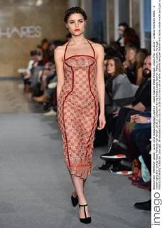 Lisboa Fashion Week Portugal, Lisbon,Mar. 12,2016 - LISBOA FASHION WEEK - A model walks the runway Rose Palhares Fall Winter 2016 17 Collection during Moda Lisboa Fashion Week, in Lisbon, Portugal.  Copyright: BrunoxdexCarvalho