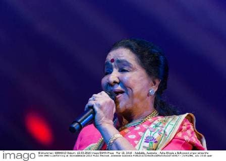 Mar 12, 2016 - Adelaide, Australia - Asha Bhosle a Bollywood singer since the late 1940 s performing at Womadelaide 2016 Music Festival. Adelaide Australia - ZUMAf96_