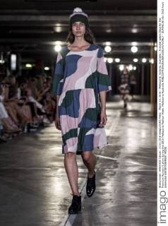 March 13, 2016 - Melbourne, Victoria, Australia - A model wears Obus for the Premium Runway 6 show during the 2016 Melbourne Fashion Week. Melbourne Australia - ZUMAk106