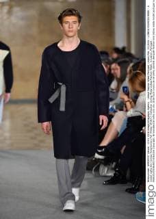 Lisboa Fashion Week Portugal, Lisbon,Mar. 13,2016 - LISBOA FASHION WEEK - A model walks the runway Awaytomars Fall Winter 2016 17 Collection during Moda Lisboa Fashion Week, in Lisbon, Portugal.  Copyright: BrunoxdexCarvalho