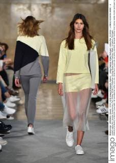 Lisboa Fashion Week Portugal, Lisbon,Mar. 13,2016 - LISBOA FASHION WEEK - A model walks the runway Awaytomars Fall Winter 2016 17 Collection during Moda Lisboa Fashion Week, in Lisbon, Portugal.  Copyright: BrunoxdexCarvalho