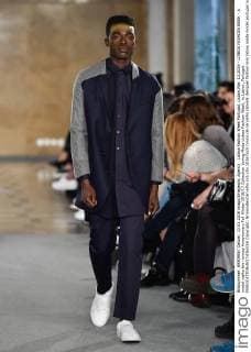 Lisboa Fashion Week Portugal, Lisbon,Mar. 13,2016 - LISBOA FASHION WEEK - A model walks the runway Awaytomars Fall Winter 2016 17 Collection during Moda Lisboa Fashion Week, in Lisbon, Portugal.  Copyright: BrunoxdexCarvalho