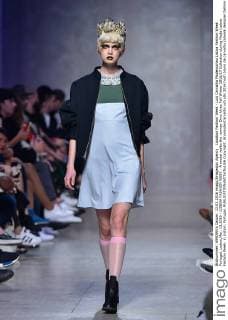 Lissabon Fashion Week - Luis Carvalho Modenschau Lisboa Fashion Week Portugal, Lisbon,Mar. 13,2016 - LISBOA FASHION WEEK - A model walks the runway Dino Alves Fall Winter 2016 17 Collection during Moda Lisboa Fashion Week, in Lisbon, Portugal.  Copyright: BrunoxdexCarvalho