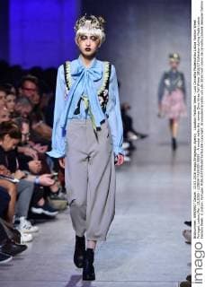 Lissabon Fashion Week - Luis Carvalho Modenschau Lisboa Fashion Week Portugal, Lisbon,Mar. 13,2016 - LISBOA FASHION WEEK - A model walks the runway Dino Alves Fall Winter 2016 17 Collection during Moda Lisboa Fashion Week, in Lisbon, Portugal.  Copyright: BrunoxdexCarvalho
