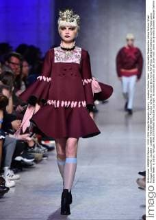 Lissabon Fashion Week - Luis Carvalho Modenschau Lisboa Fashion Week Portugal, Lisbon,Mar. 13,2016 - LISBOA FASHION WEEK - A model walks the runway Dino Alves Fall Winter 2016 17 Collection during Moda Lisboa Fashion Week, in Lisbon, Portugal.  Copyright: BrunoxdexCarvalho