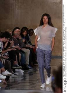 March 13, 2016 - Lisbon, Portugal - A model presents a creation from AWAYTOMARS Fall Winter 2016 2017 collection during the Lisbon Fashion Week on March 13, 2016 in Lisbon, Portugal. Lisbon Portugal  - ZUMAn230
