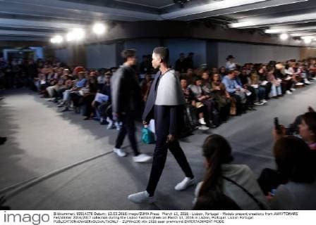 March 13, 2016 - Lisbon, Portugal - Models present creations from AWAYTOMARS Fall Winter 2016 2017 collection during the Lisbon Fashion Week on March 13, 2016 in Lisbon, Portugal. Lisbon Portugal  - ZUMAn230