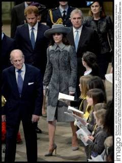 . 14 03 2016. London, United Kingdom. Commonwealth Day 2016. The Duke of Edinburgh, The Duchess of Cambridge, Prince Harry and the Duke of York attend the annual Commonwealth Day service at Westminster Abbey, London, on Commonwealth Day.  xWPAxPoolx xi-Imagesx IIM-12194-0031