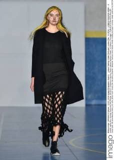 Lisboa Fashion Week Portugal, Lisbon,Mar. 13,2016 - LISBOA FASHION WEEK - A model walks the runway Kolovrat Fall Winter 2016 17 Collection during Moda Lisboa Fashion Week, in Lisbon, Portugal.  Copyright: BrunoxdexCarvalho