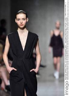 Lisboa Fashion Week Portugal, Lisbon,Mar. 13,2016 - LISBOA FASHION WEEK - A model walks the runway Luis Carvalho Fall Winter 2016 17 Collection during Moda Lisboa Fashion Week, in Lisbon, Portugal.  Copyright: BrunoxdexCarvalho