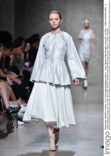 Lisboa Fashion Week Portugal, Lisbon,Mar. 13,2016 - LISBOA FASHION WEEK - A model walks the runway Luis Carvalho Fall Winter 2016 17 Collection during Moda Lisboa Fashion Week, in Lisbon, Portugal.  Copyright: BrunoxdexCarvalho