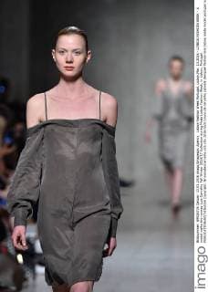 Lisboa Fashion Week Portugal, Lisbon,Mar. 13,2016 - LISBOA FASHION WEEK - A model walks the runway Luis Carvalho Fall Winter 2016 17 Collection during Moda Lisboa Fashion Week, in Lisbon, Portugal.  Copyright: BrunoxdexCarvalho