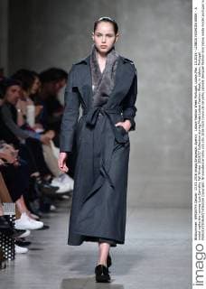 Lisboa Fashion Week Portugal, Lisbon,Mar. 13,2016 - LISBOA FASHION WEEK - A model walks the runway Luis Carvalho Fall Winter 2016 17 Collection during Moda Lisboa Fashion Week, in Lisbon, Portugal.  Copyright: BrunoxdexCarvalho
