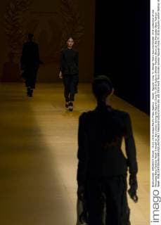 Japan: Nguyen Cong Tri Design Team Autumn Winter 2016 collection at the Mercedes Benz Fashion Week A model on the runway during the Nguyen Cong Tri 2016 Autumn Winter Fashion Show at the Mercedes-Benz Fashion Week.  AlessandroxDixCiommo