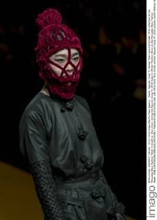 Japan: Nguyen Cong Tri Design Team Autumn Winter 2016 collection at the Mercedes Benz Fashion Week A model on the runway during the Nguyen Cong Tri 2016 Autumn Winter Fashion Show at the Mercedes-Benz Fashion Week.  AlessandroxDixCiommo