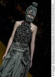 Japan: Nguyen Cong Tri Design Team Autumn Winter 2016 collection at the Mercedes Benz Fashion Week A model on the runway during the Nguyen Cong Tri 2016 Autumn Winter Fashion Show at the Mercedes-Benz Fashion Week.  AlessandroxDixCiommo