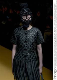 Japan: Nguyen Cong Tri Design Team Autumn Winter 2016 collection at the Mercedes Benz Fashion Week A model on the runway during the Nguyen Cong Tri 2016 Autumn Winter Fashion Show at the Mercedes-Benz Fashion Week.  AlessandroxDixCiommo