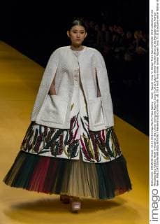 Japan: Nguyen Cong Tri Design Team Autumn Winter 2016 collection at the Mercedes Benz Fashion Week A model on the runway during the Nguyen Cong Tri 2016 Autumn Winter Fashion Show at the Mercedes-Benz Fashion Week.  AlessandroxDixCiommo