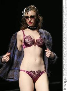 March 15, 2016, Tokyo, Japan - A model displays Japanese lingerie maker Peach John s collection in Tokyo on Tuesday, March 15, 2016 as a part of the Tokyo Fashion Week. Tokyo Fashion Week for 2016 autumn and winter collection is now held her from March 14 through 19.  (lwxa000423)