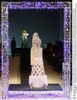 March 17, 2016 - A model presents a creation by Ukrainian designer Aleksey Zalevskiy during the 38th Ukrainian Fashion Week in Kiev, Ukraine, 17 March 2016. The fashion event presents 2016 collections by Ukrainian and international designers from 17 to 23 March. - ZUMAs334