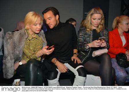 Istanbul Fashion Week - Promis bei Sudi Etuz Modenschau March 17, 2016 - Kiera Chaplin and Oona Chanel attends Mercedes Benz Istanbul Fashion Week Sudi Etuz Fashion Show.  - ZUMAd118
