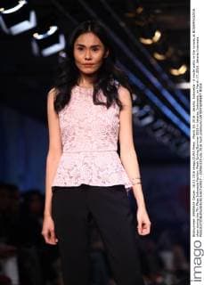 March 18, 2016 - Jakarta, Indonesia - A model walks in the runway at BCBGMAXAZRIA show during the 7th Plaza Indonesia Fashion Week Spring Summer 2016 in Jakarta, Indonesia, on March 17, 2016. Jakarta Indonesia  - ZUMAn230