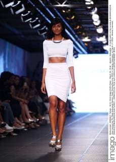 March 18, 2016 - Jakarta, Indonesia - A model walks in the runway at BCBGMAXAZRIA show during the 7th Plaza Indonesia Fashion Week Spring Summer 2016 in Jakarta, Indonesia, on March 17, 2016. Jakarta Indonesia  - ZUMAn230