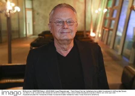 Frank Castorf bei der Verleihung des großen Kunstpreis im Auftrag des Senats von Berlin in der Akademie der Künste am 18.03.16 in Berlin Frank Castorf erhält Grossen Kunstpreis in Berlin