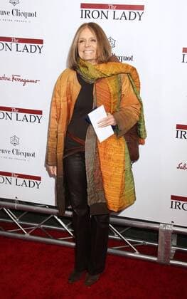 Berühmte Feministinnen, Gloria Steinem Dec. 13, 2011 - New York, New York, U.S. - GLORIA STEINEM attends the New York premiere of The Iron Lady held at the Ziegfeld Theater. - ZUMAk03_