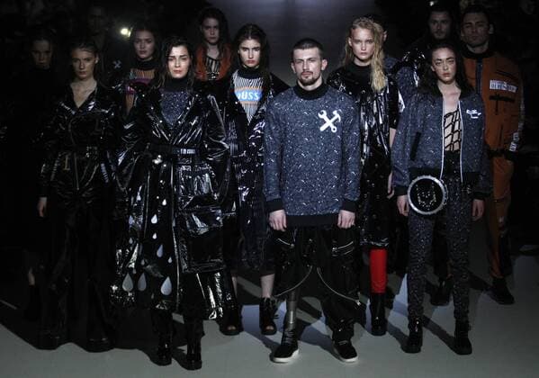March 21, 2016 - Models present a creation by Ukrainian designer ROUSSIN by Sofia Rousinovich, during the 38th Ukrainian Fashion Week in Kiev, Ukraine, 21 March 2016. The fashion event presents 2016 collections by Ukrainian and international designers from 18 to 23 March. - ZUMAs334