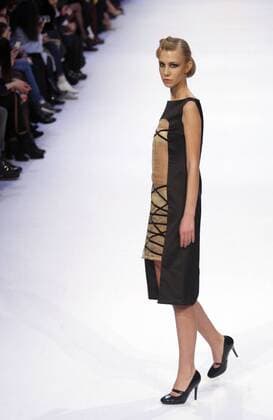 March 21, 2016 - A model presents a creation by Ukrainian designer DESSERTS during the 38th Ukrainian Fashion Week in Kiev, Ukraine, 21 March 2016. The fashion event presents 2016 collections by Ukrainian and international designers from 17 to 23 March. - ZUMAs334
