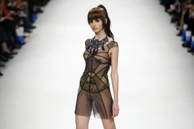 March 21, 2016 - A model presents a creation by Ukrainian designer Aina GASSE during the 38th Ukrainian Fashion Week in Kiev, Ukraine, 21 March 2016. The fashion event presents 2016 collections by Ukrainian and international designers from 17 to 23 March. - ZUMAs334