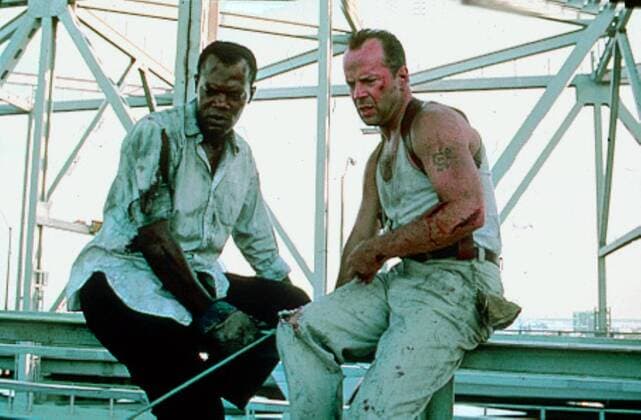 Stirb langsam: Jetzt erst recht Samuel L. Jackson Bruce Willis Die Hard with a Vengeance, Copyright: TBM UnitedArchives9603012