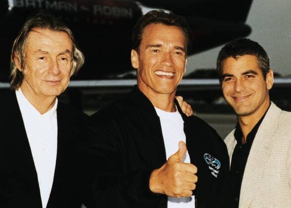 Batman & Robin (Premiere) Joel Schumacher Arnold Schwarzenegger George Clooney Copyright: TBM UnitedArchives9727043