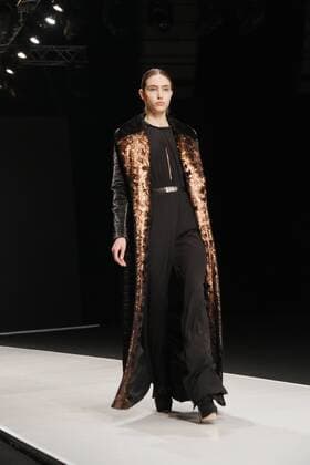March 22, 2016. - Russia, Moscow. - Gostiny Dvor. Made in Russia Fashion Week in Moscow. Day One. In picture: Valentin Yudashkin fashion show AnatolyxLomokhov 