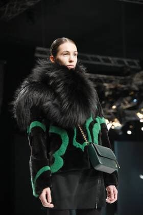 March 22, 2016. - Russia, Moscow. - Gostiny Dvor. Made in Russia Fashion Week in Moscow. Day One. In picture: Valentin Yudashkin fashion show AnatolyxLomokhov 